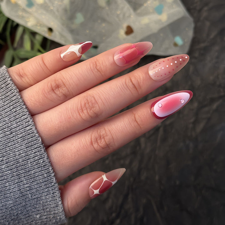 Elegant Artistic Press-On Nail Set Kalsten 1787294328