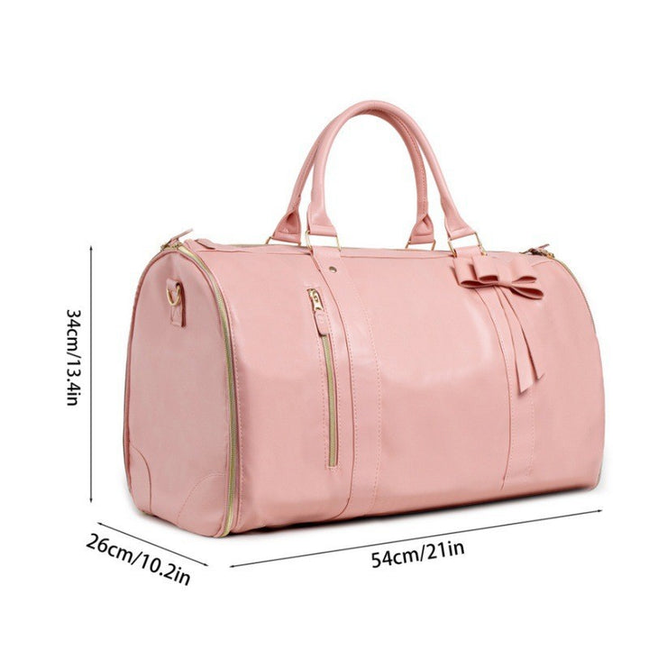 Chic Bow Detailed Travel Duffle Bag Kalsten