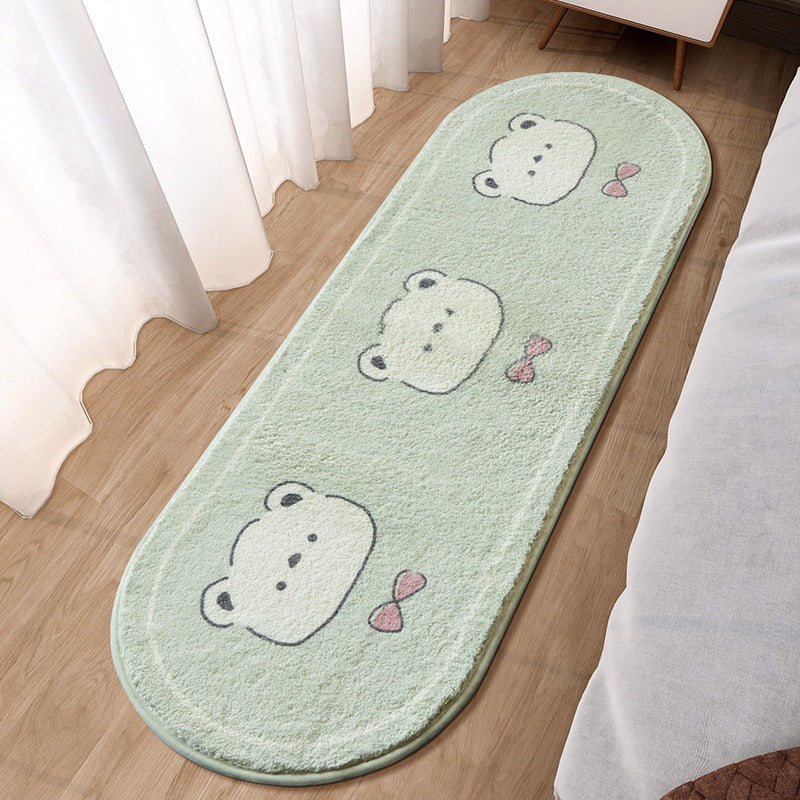 Soft Plush Bunny Themed Area Rug