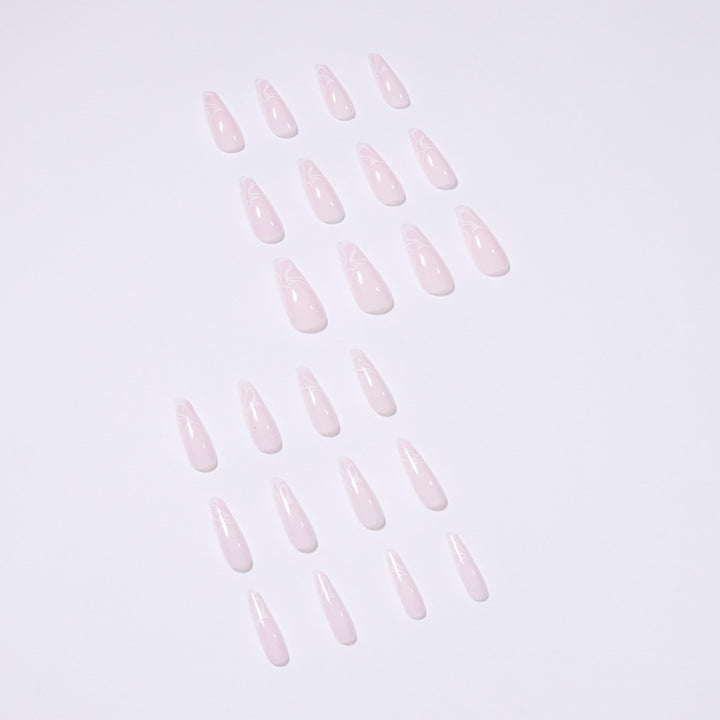 Artistic Nail Extensions with Elegant Fluid Design Kalsten