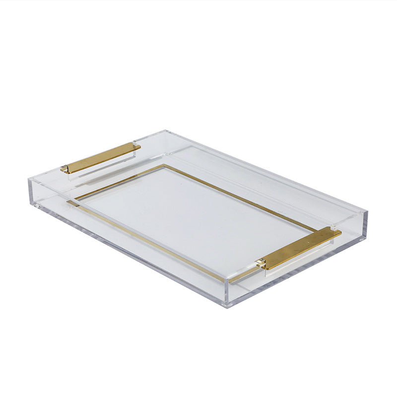 Elegant Acrylic Decorative Serving Tray