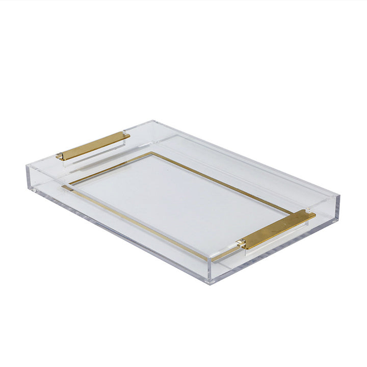 Elegant Acrylic Decorative Serving Tray