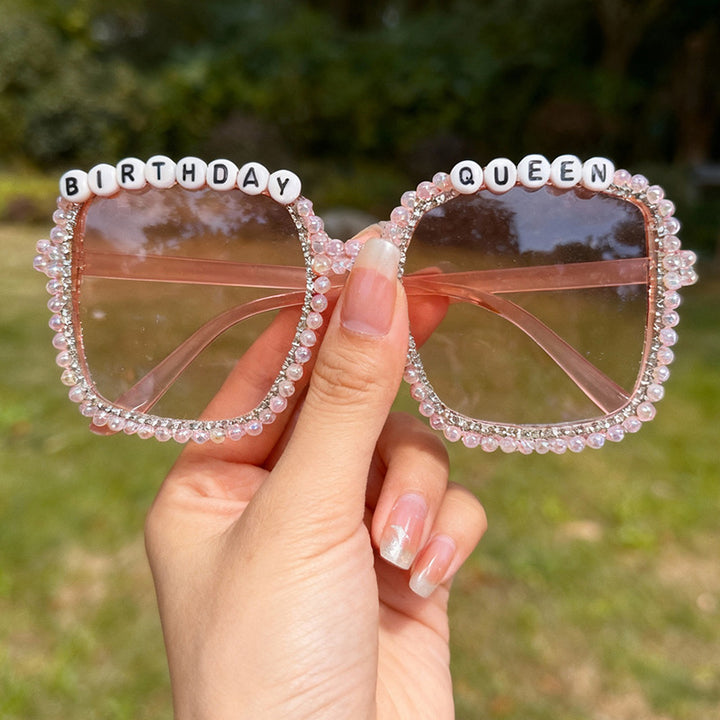 Statement Pearl-Embellished Sunglasses Kalsten