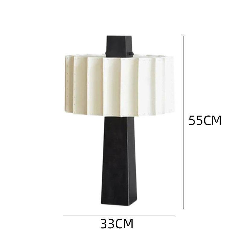 Contemporary Table Lamp with Modern Geometric Texture