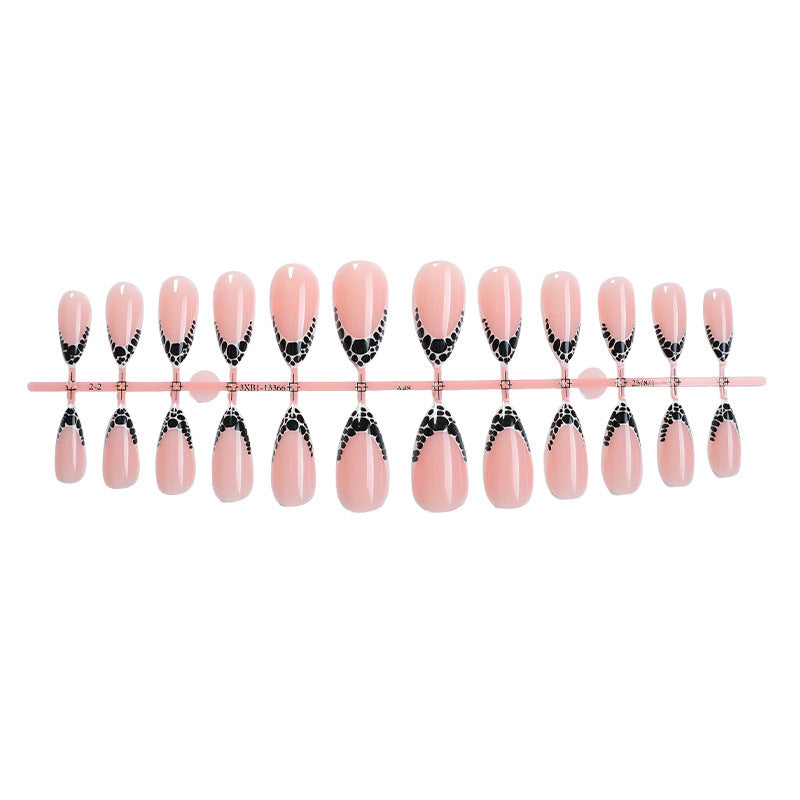 Creative Nail Art Set with Elegant Tip Accents Kalsten