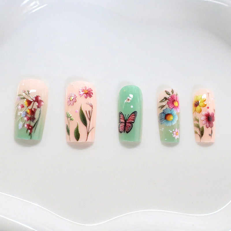 Floral Themed Nail Art Set Kalsten