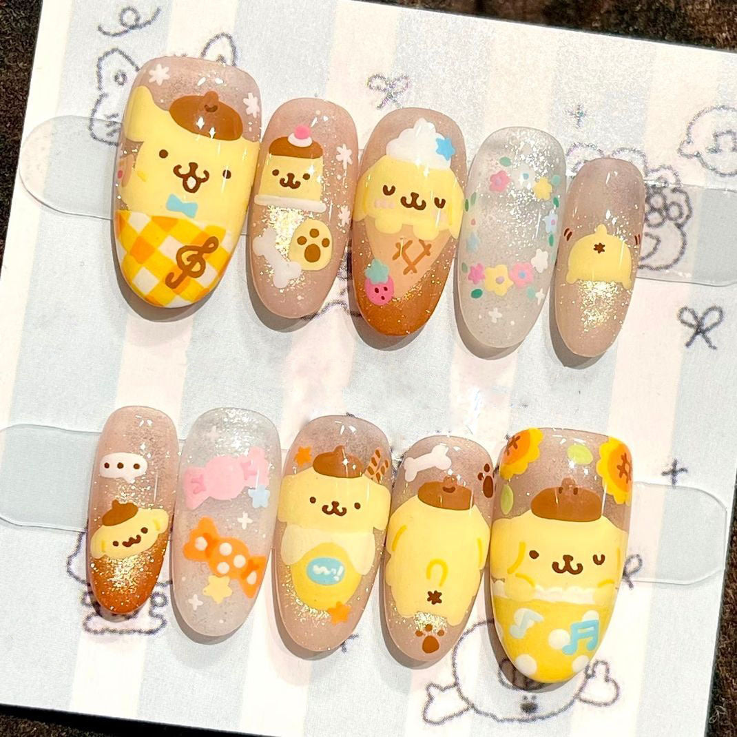 Glamorous Gel Nail Art Extensions Kalsten
