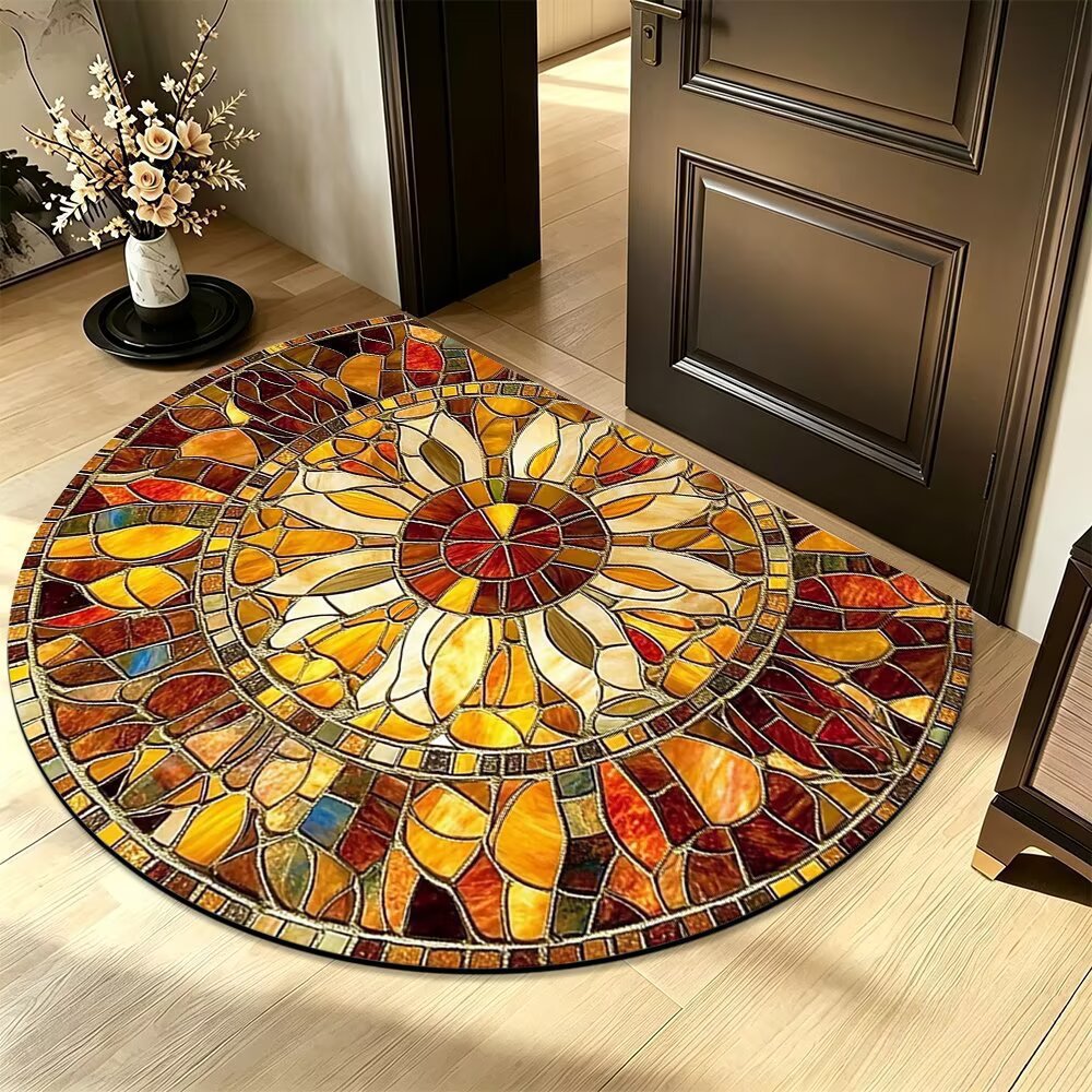 Artistic Mosaic Round Rug