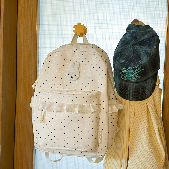 Playful Bunny-Ear Printed Backpack Kalsten