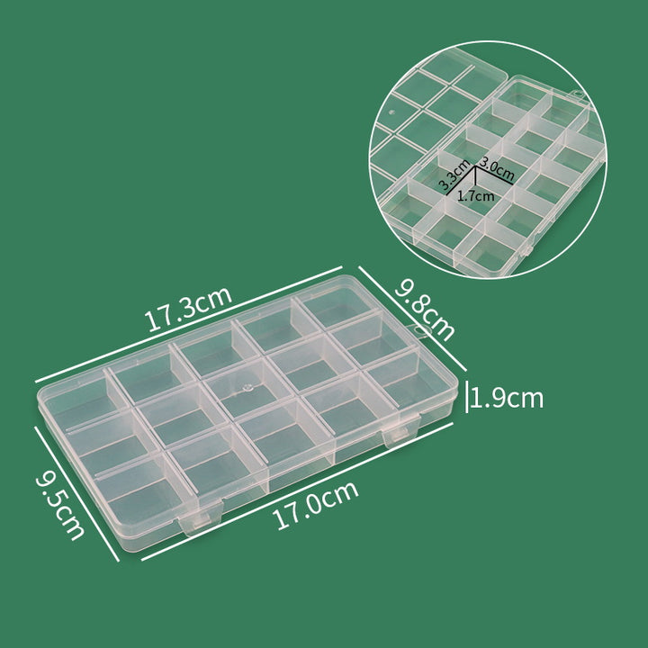 Multi-Compartment Organizer with Clear Lid Kalsten
