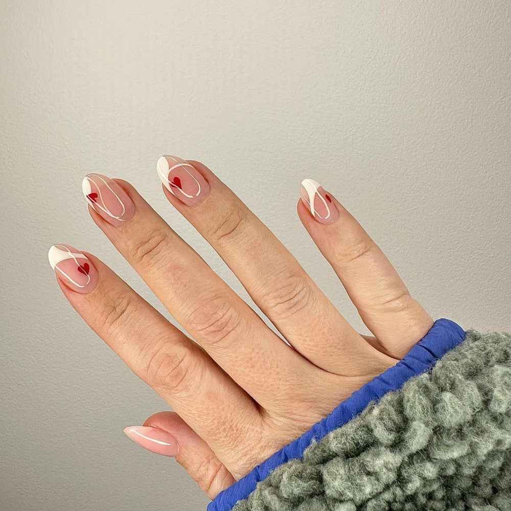 Elegant French Style Artificial Nails Kalsten