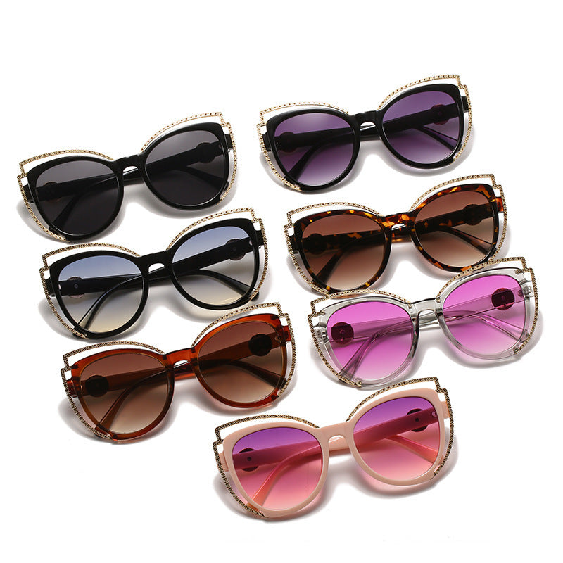 Luxury Decorative Cat-Eye Sunglasses Kalsten