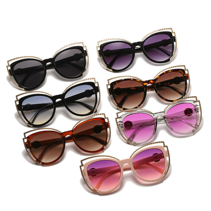 Luxury Decorative Cat-Eye Sunglasses Kalsten