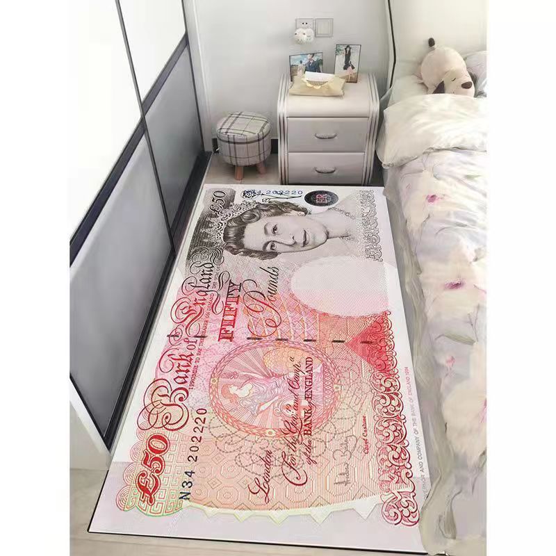 Luxury Dollar Bill Area Rug