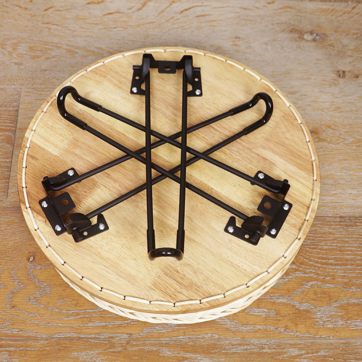 Woven Round Storage Table Kalsten