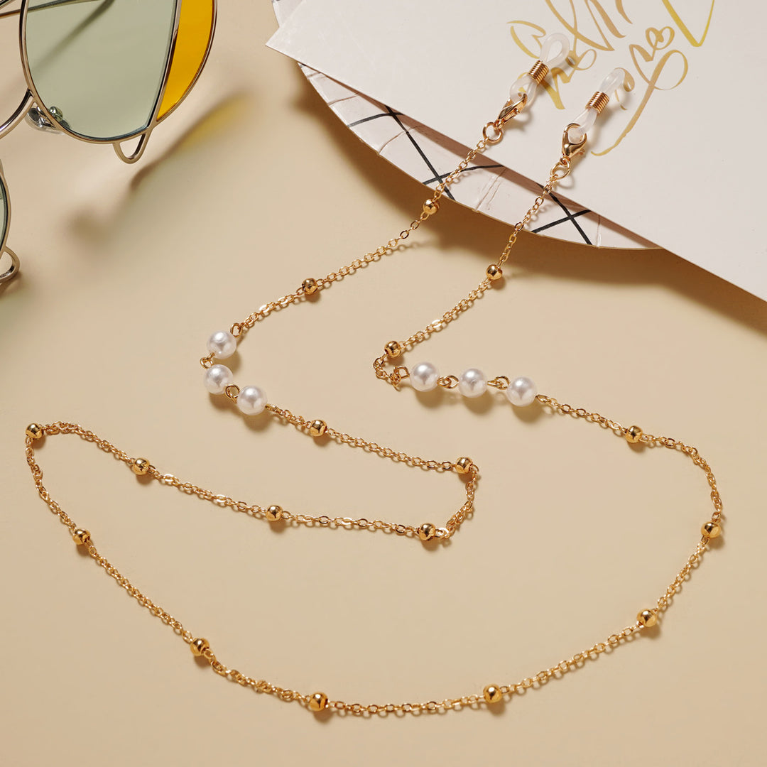 Elegant Faux Pearl Eyewear Chain Kalsten