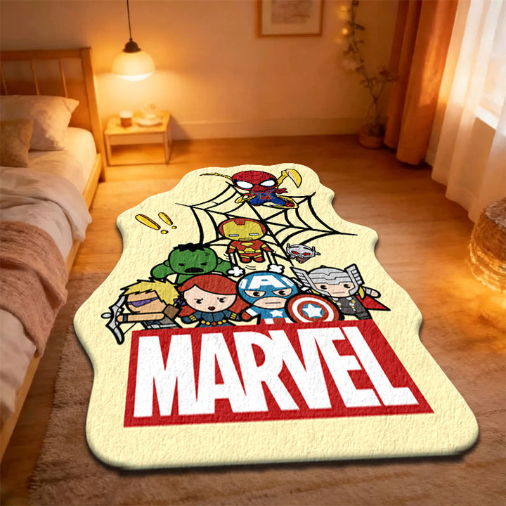 Spider-Man Themed Plush Area Rug