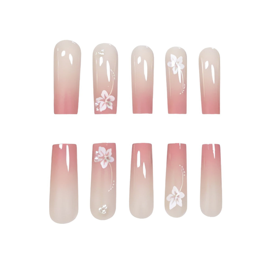 Floral Acrylic Nail Art Set Kalsten