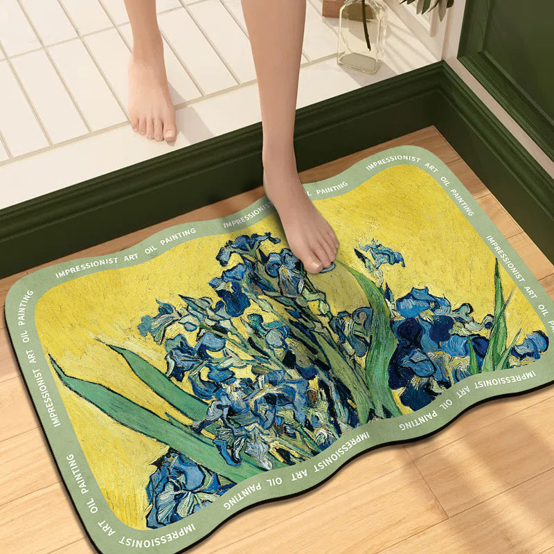 Artistic Impressionist Art Bath Mat