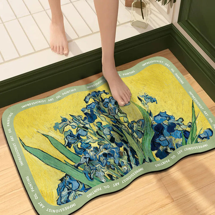 Artistic Impressionist Art Bath Mat