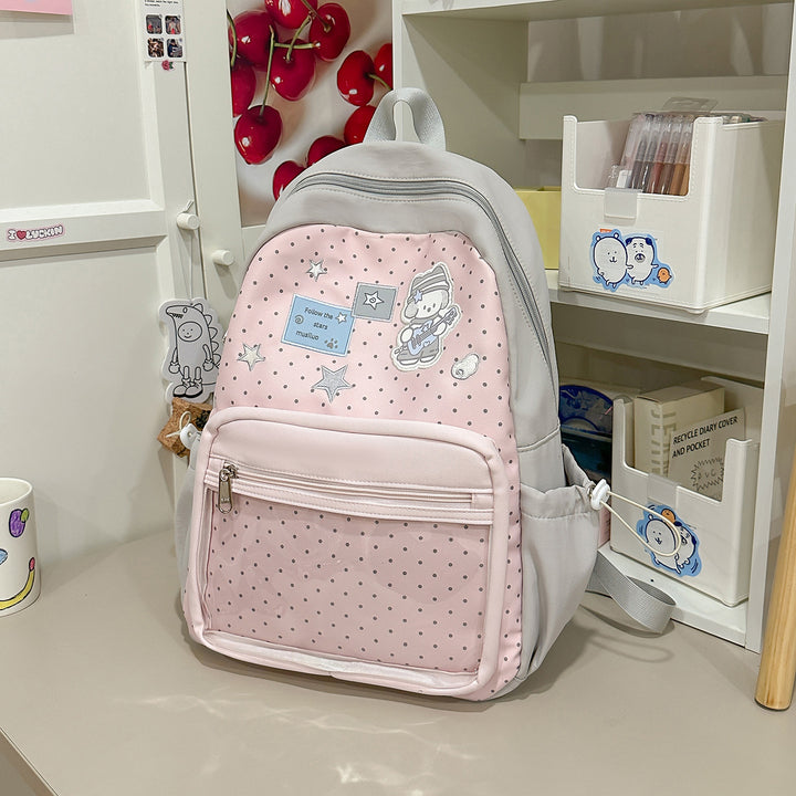 Fun-Themed Illustrated Backpack Kalsten