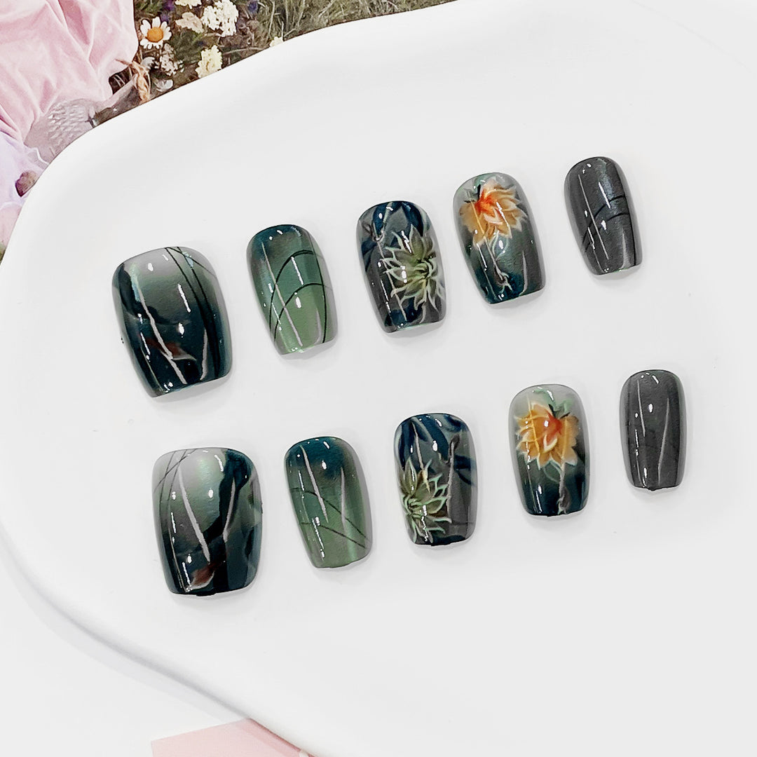 Creative and artistic nail art Kalsten