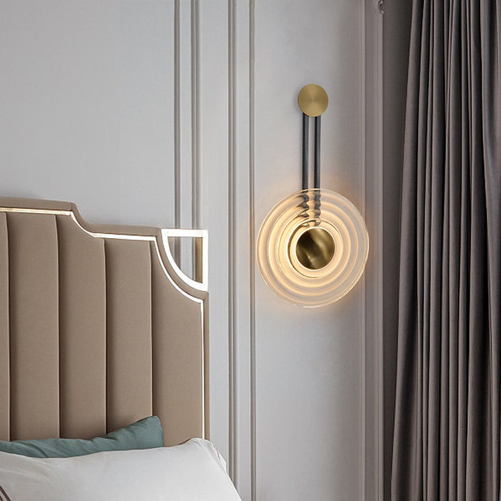 Artistic Table Lamp with Modern Swirling Design
