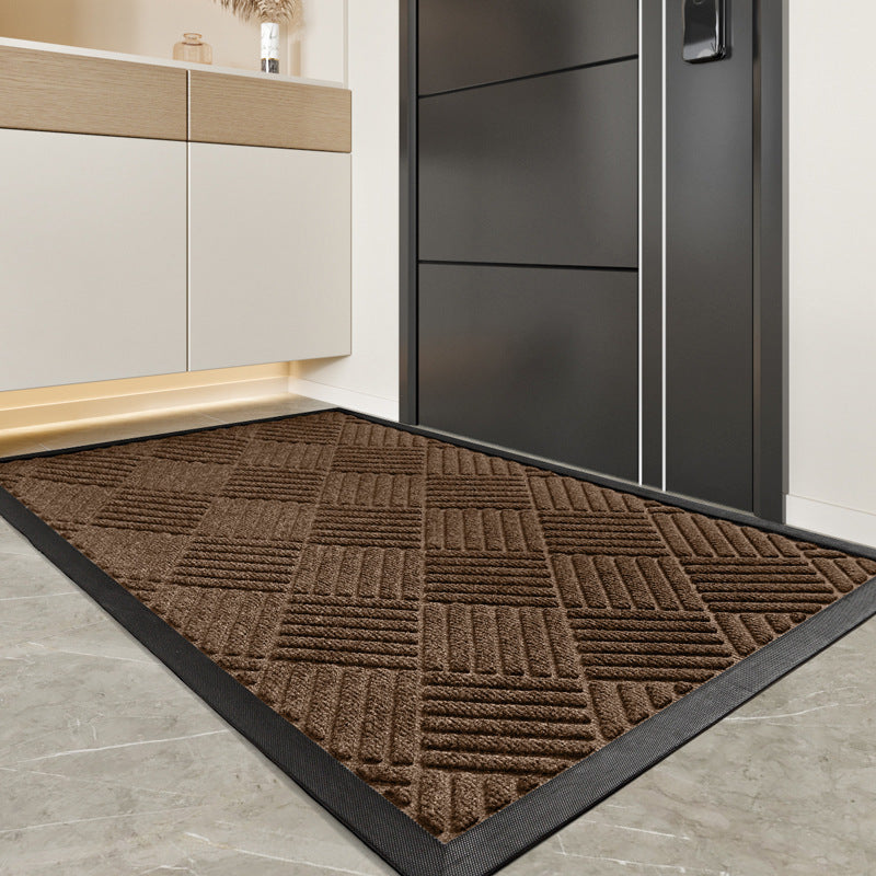 Unisex Durable Chevron Design Entrance Mat Kalsten