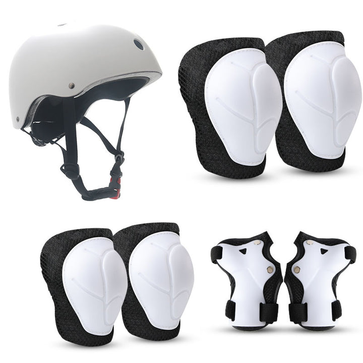 Children's Colorful Safety Helmet and Protective Gear Set Kalsten