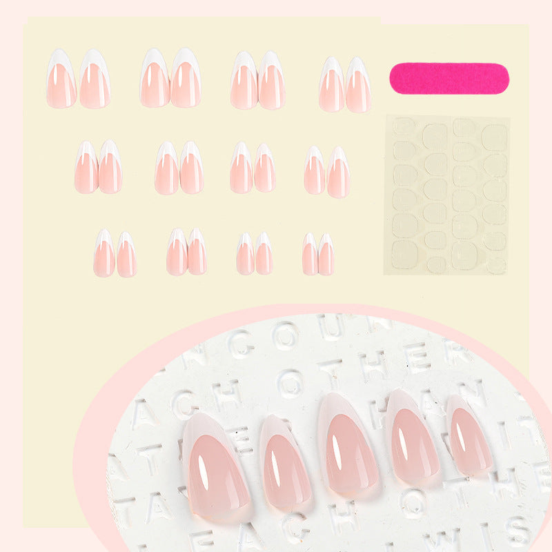 Elegant Press-On Nail Set with Natural Finish Kalsten