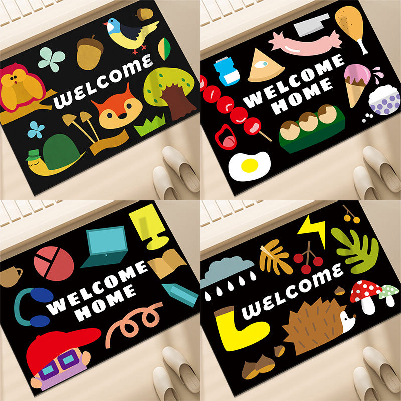Fun-Themed Welcome Mat