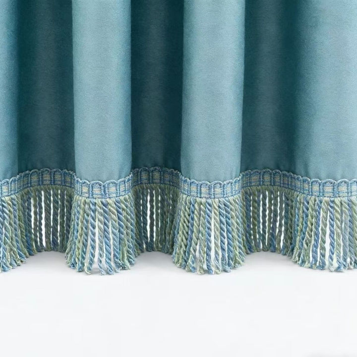 Noble curtain with fringe trim Kalsten