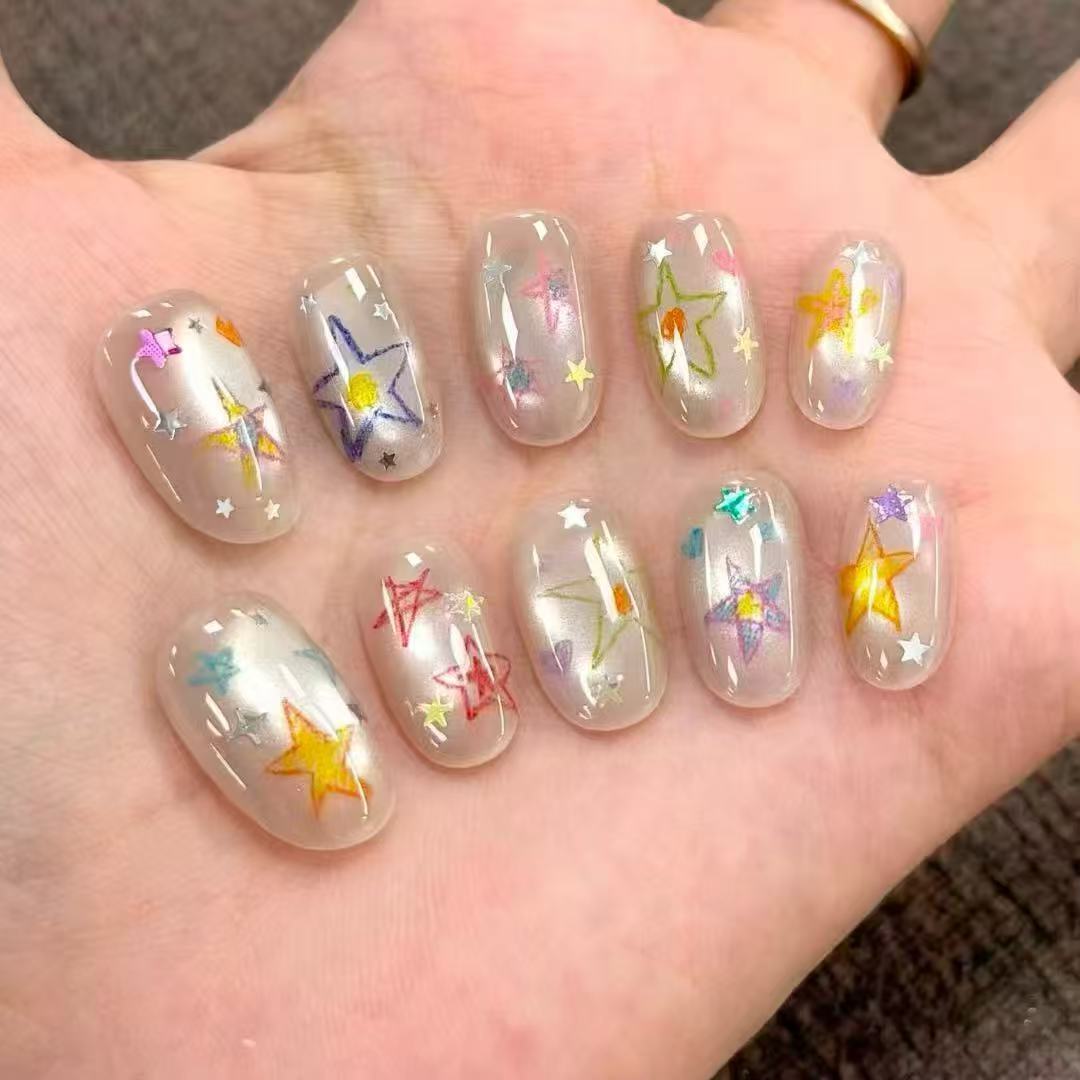 Artistic Press-On Nail Wraps Kalsten