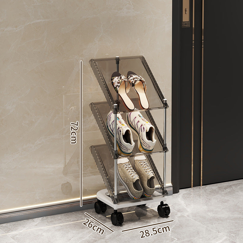 Shoe rack with transparent design Kalsten