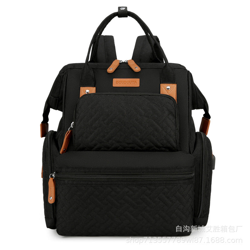Stylish Multi-Pocket Diaper Backpack Kalsten