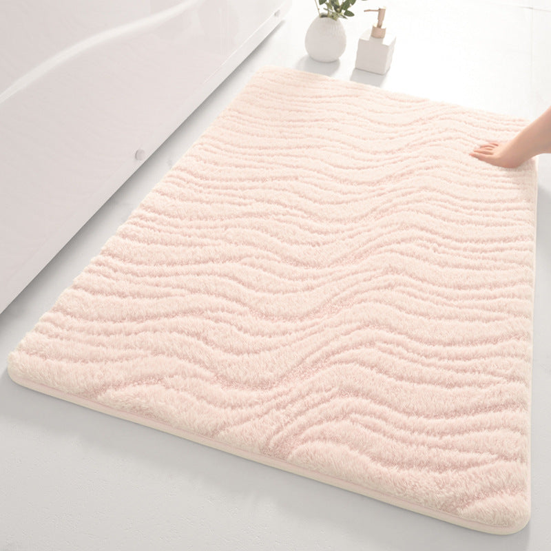 Soft Wave Pattern Bathroom Mat Kalsten