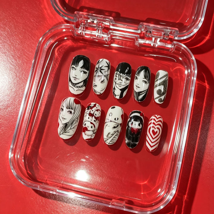 Unique Artistic Character Nail Set Kalsten