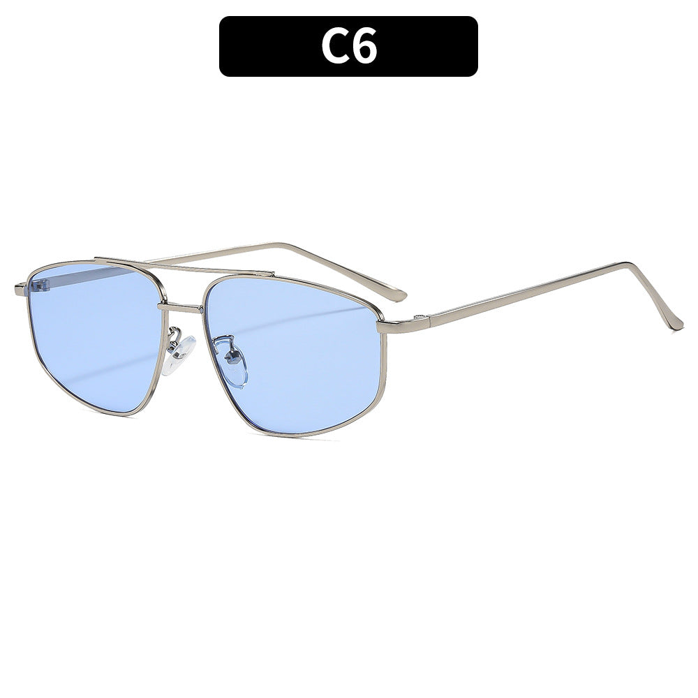 Stylish Geometric Shield Sunglasses