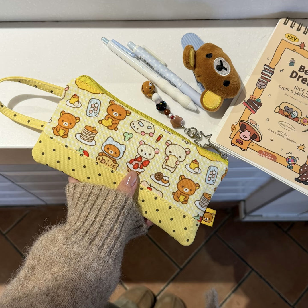 Cute Floral Print Pencil Case
