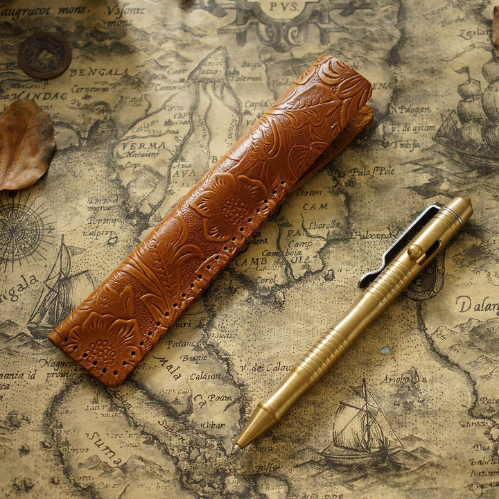 Handmade Leather Pen Case