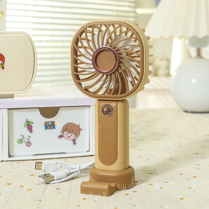 Ladies Portable Mini USB Fan with Animal Lion Design Kalsten