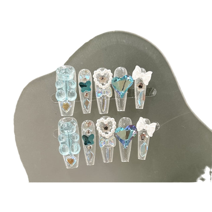 Artistic Press-On Nail Art Collection