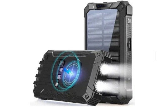 Solar Powerbank with Flashlight By Kalsten