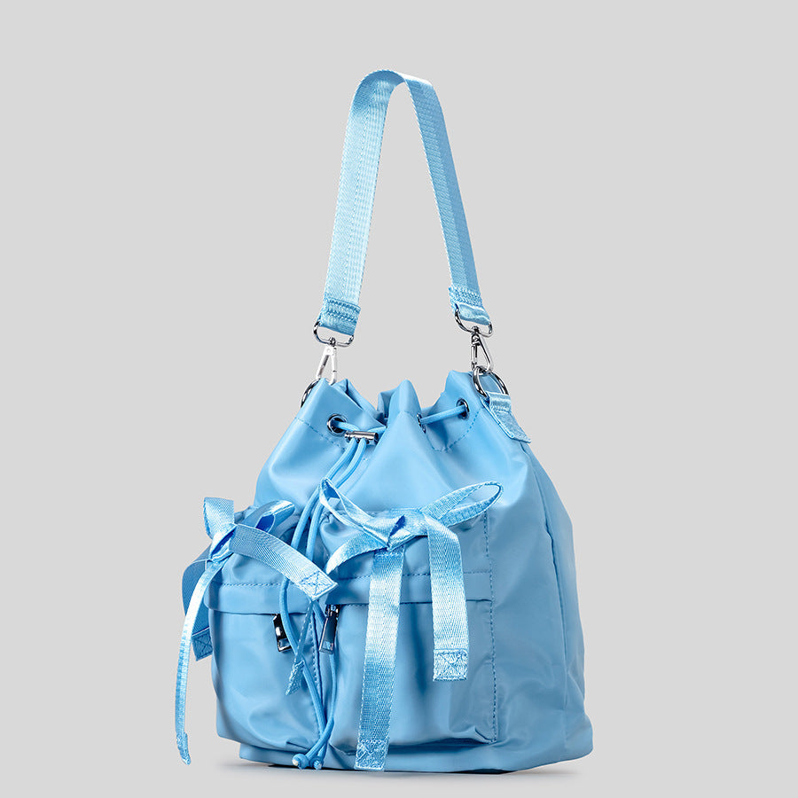 Stylish Casual Drawstring Bucket Bag