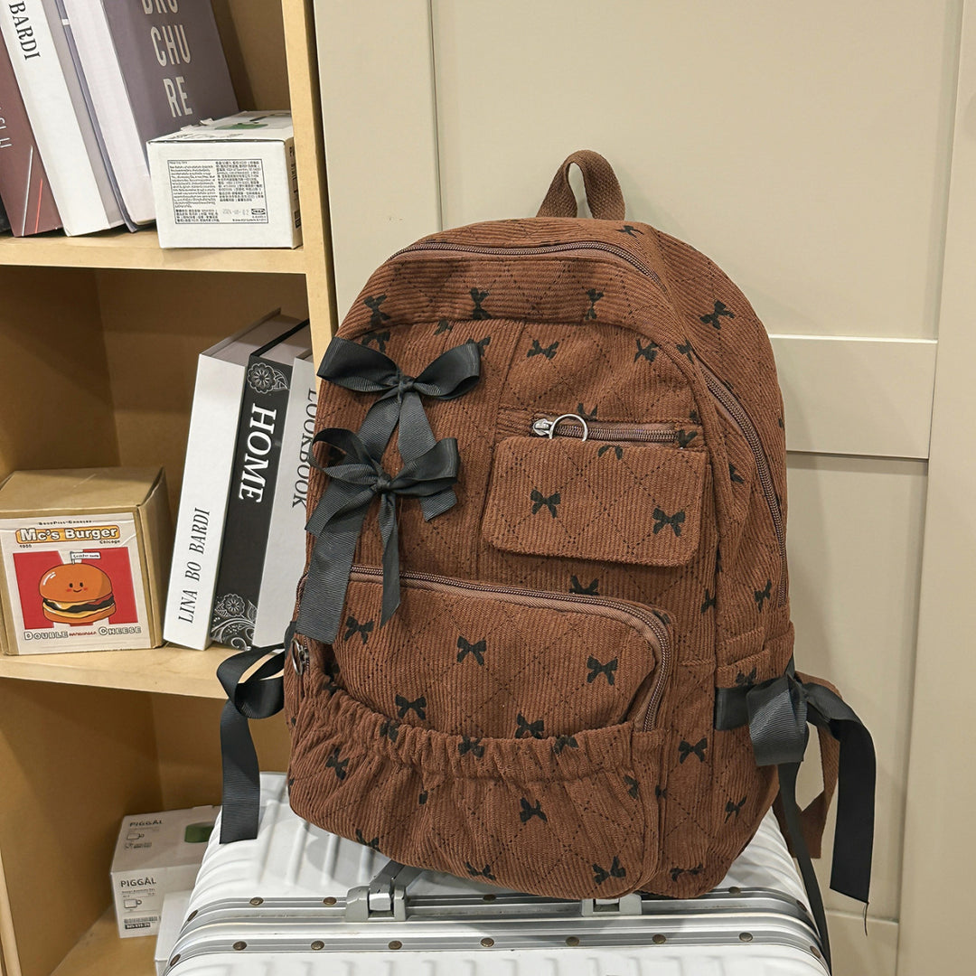Trendy Bow-Accent Backpack