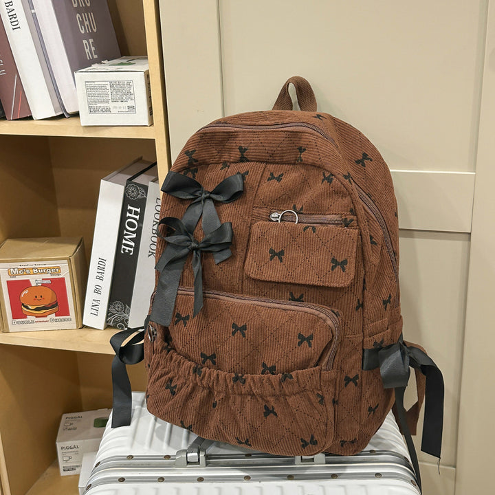 Trendy Bow-Accent Backpack