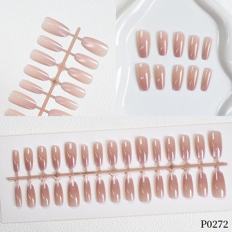 Ombre Glitter Press-On Nails Kalsten