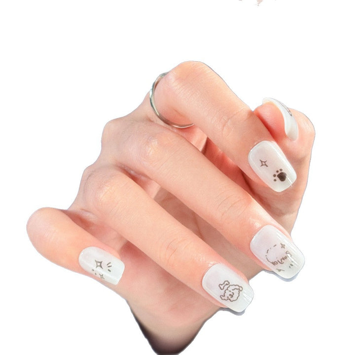 Whimsical Character Press-On Nail Set Kalsten