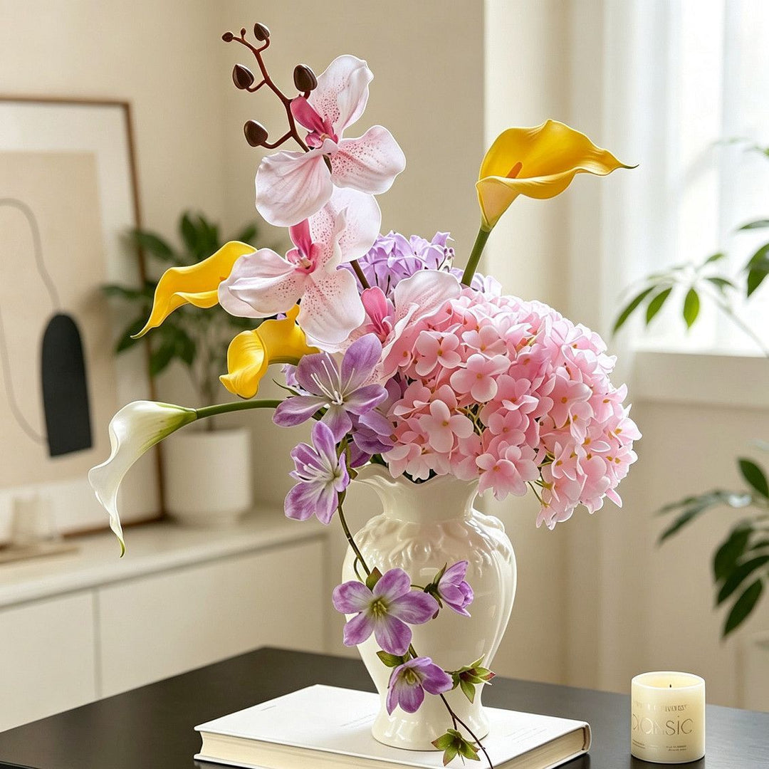 Elegant Mixed Flower Arrangement for Beautiful Interiors