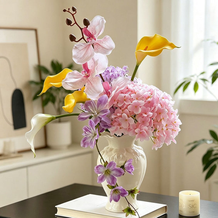 Elegant Mixed Flower Arrangement for Beautiful Interiors